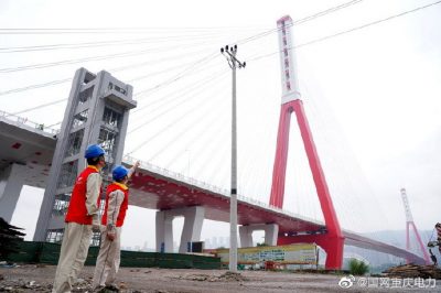 重慶電力為牌樓長江大橋正式通車提供電力保障