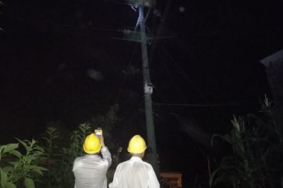 10千伏肖高線真空斷路器、隔離開關、重過載配變及引線各連接觸頭等易發(fā)熱部位進行仔細排查