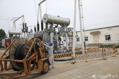 110千伏梁西變電站更換主變壓器10千伏側(cè)出線電纜