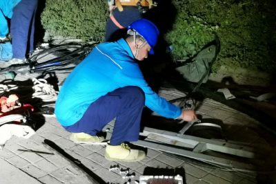 郯城縣供電公司搶修10千伏龍門5線戳傷電纜跳閘