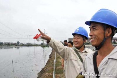 高郵市供電公司巡檢52條總長(zhǎng)930千米的輸電線路