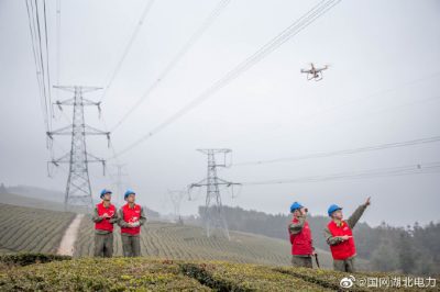 無人機巡查宜昌市秋千坪村500kV峽林線