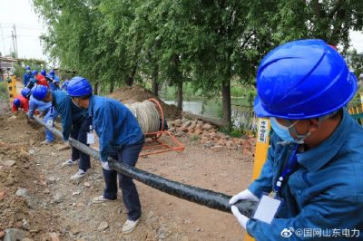 孟莊鎮(zhèn)10千伏東外環(huán)線進(jìn)行電纜下地改造