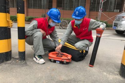 為道路改造工程指明電纜通道